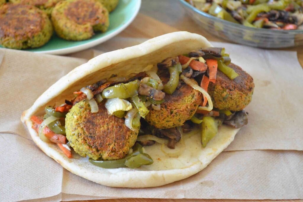 falafel with canned chickpeas