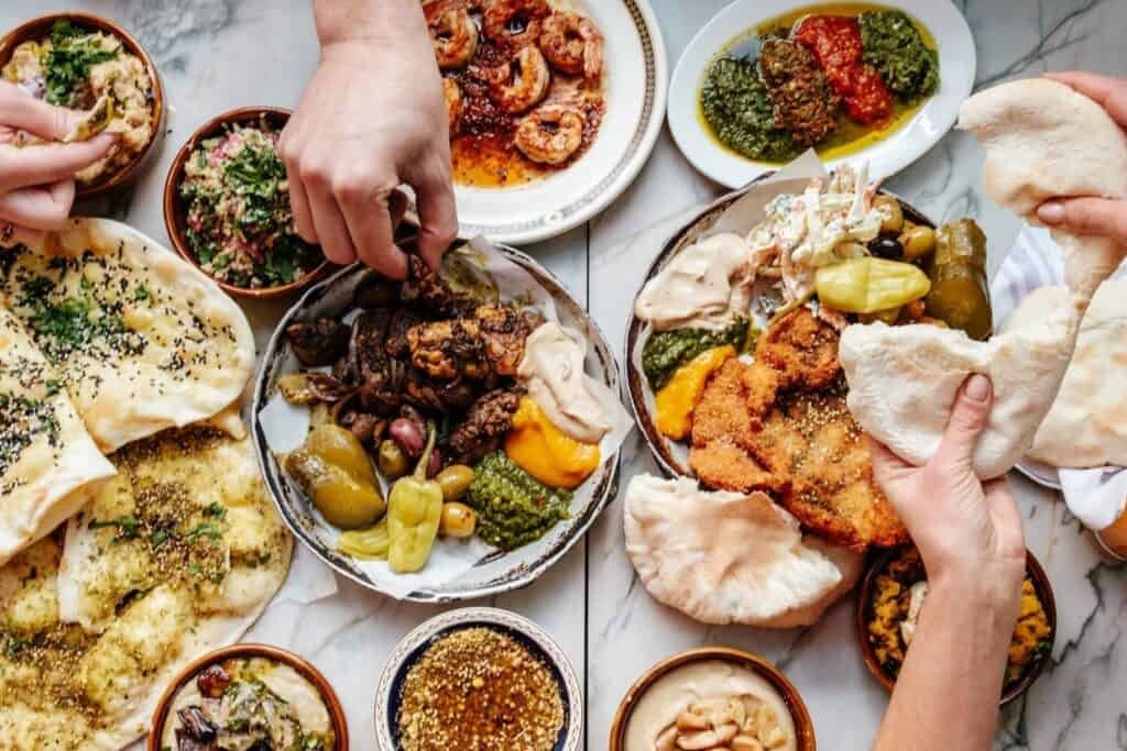 middle eastern restaurant menu